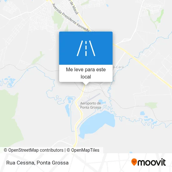 Rua Cessna mapa