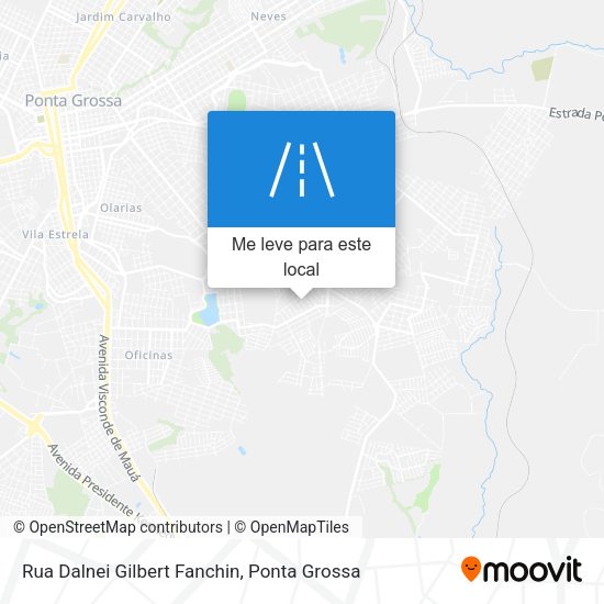 Rua Dalnei Gilbert Fanchin mapa
