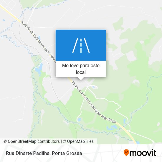 Rua Dinarte Padilha mapa