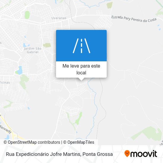 Rua Expedicionário Jofre Martins mapa
