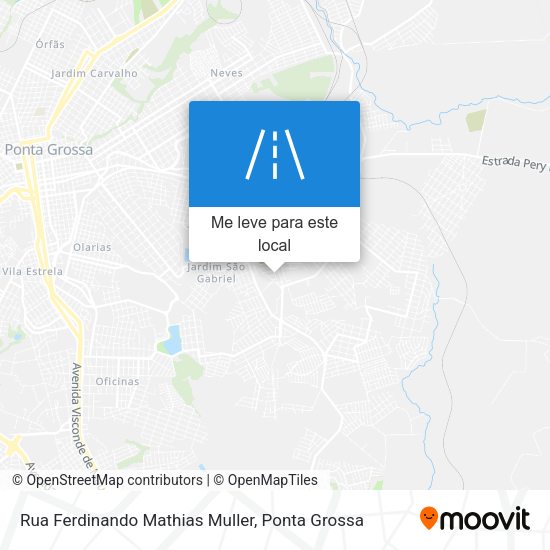 Rua Ferdinando Mathias Muller mapa