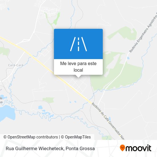 Rua Guilherme Wiecheteck mapa