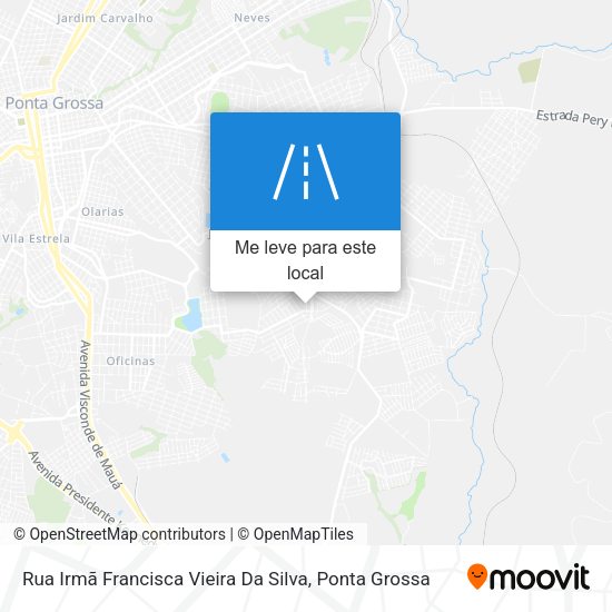 Rua Irmã Francisca Vieira Da Silva mapa