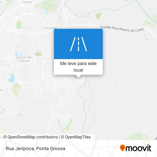 Rua Jeripoca mapa