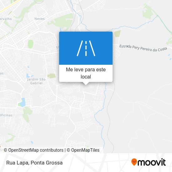 Rua Lapa mapa