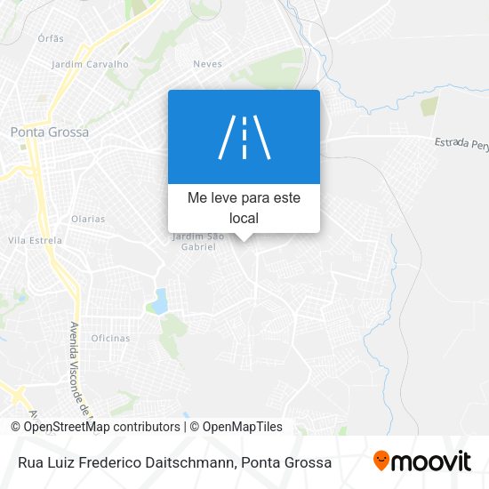 Rua Luiz Frederico Daitschmann mapa