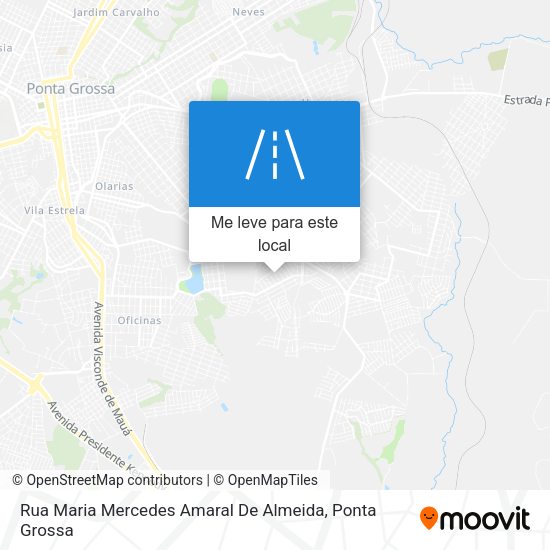 Rua Maria Mercedes Amaral De Almeida mapa