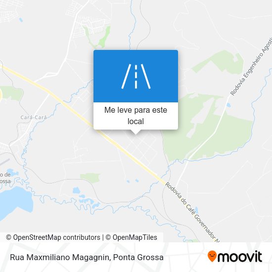 Rua Maxmiliano Magagnin mapa