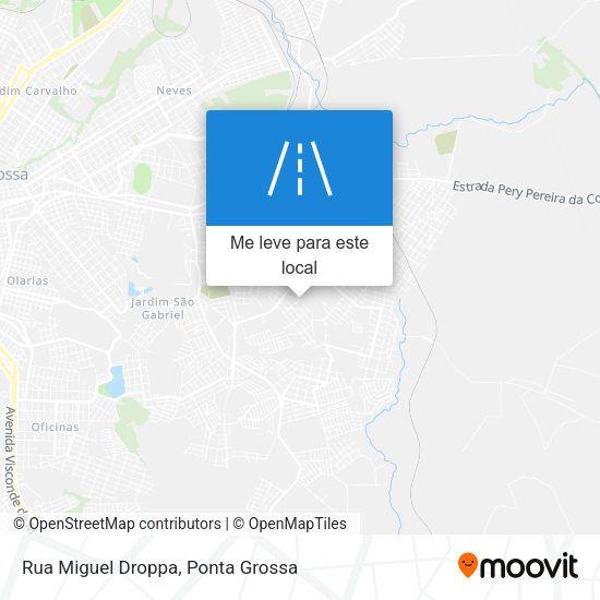 Rua Miguel Droppa mapa