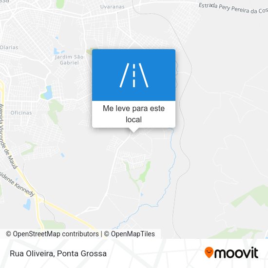 Rua Oliveira mapa