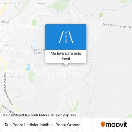 Rua Padre Ladislau Maibuk mapa