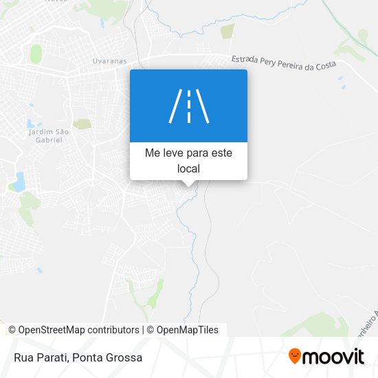 Rua Parati mapa