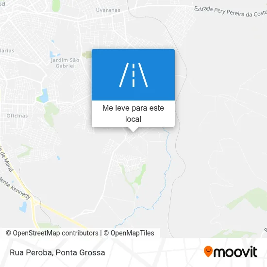 Rua Peroba mapa