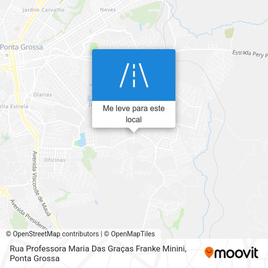 Rua Professora Maria Das Graças Franke Minini mapa