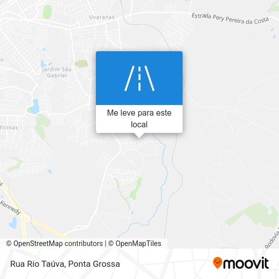 Rua Rio Taúva mapa