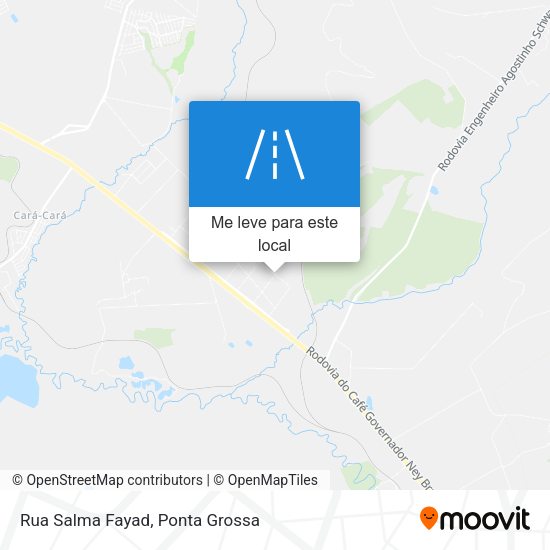 Rua Salma Fayad mapa