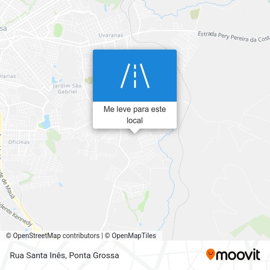 Rua Santa Inês mapa
