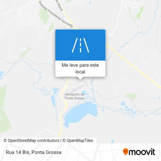 Rua 14 Bis mapa