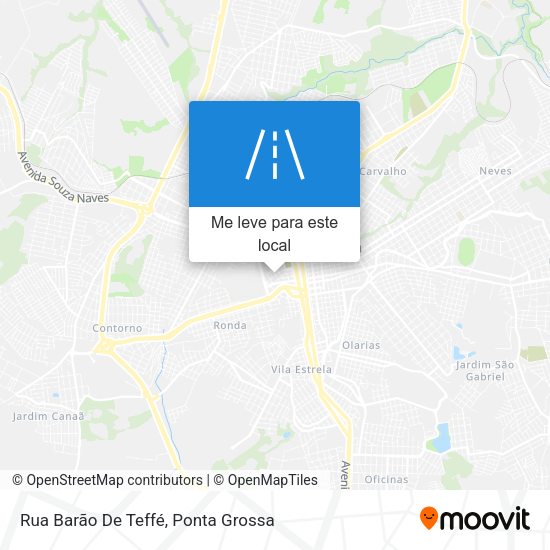 Rua Barão De Teffé mapa