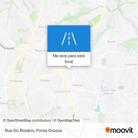 Rua Do Rosário mapa