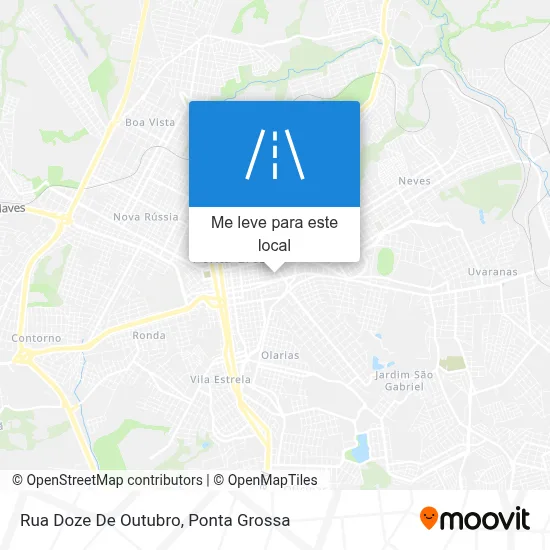 Rua Doze De Outubro mapa