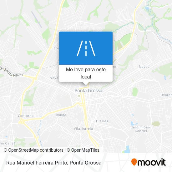 Rua Manoel Ferreira Pinto mapa