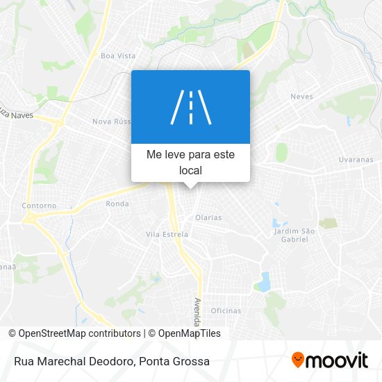 Rua Marechal Deodoro mapa