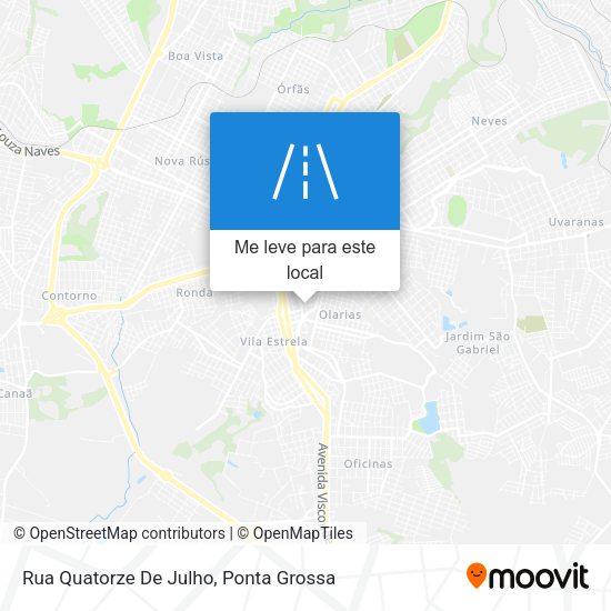 Rua Quatorze De Julho mapa
