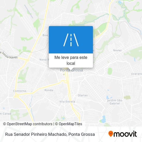Rua Senador Pinheiro Machado mapa