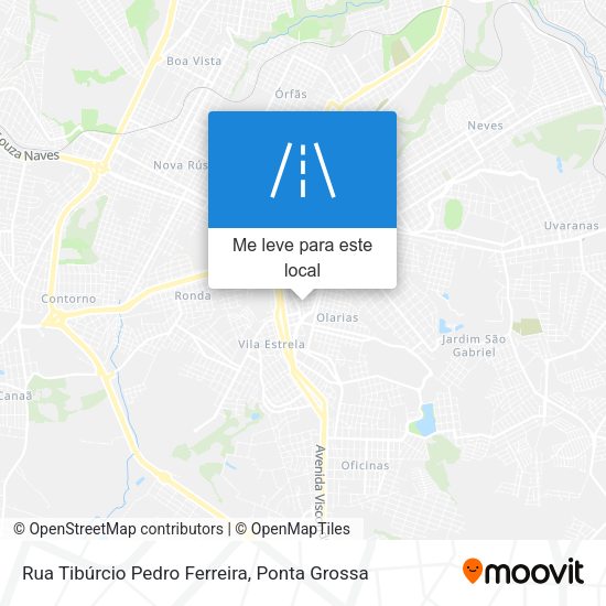 Rua Tibúrcio Pedro Ferreira mapa