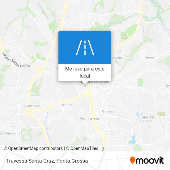 Travessa Santa Cruz mapa