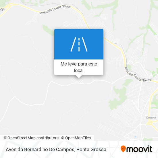 Avenida Bernardino De Campos mapa