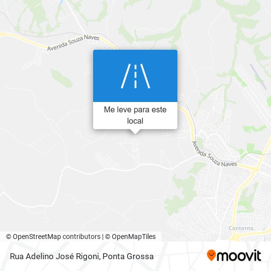 Rua Adelino José Rigoni mapa