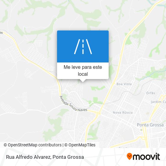 Rua Alfredo Alvarez mapa
