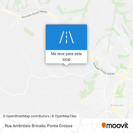 Rua Ambrósio Bricailo mapa