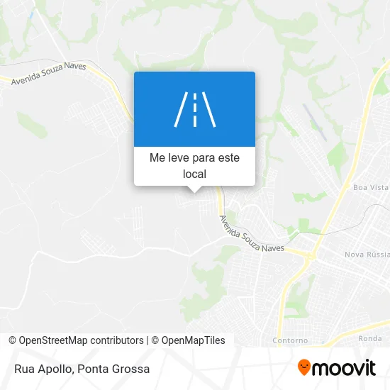 Rua Apollo mapa