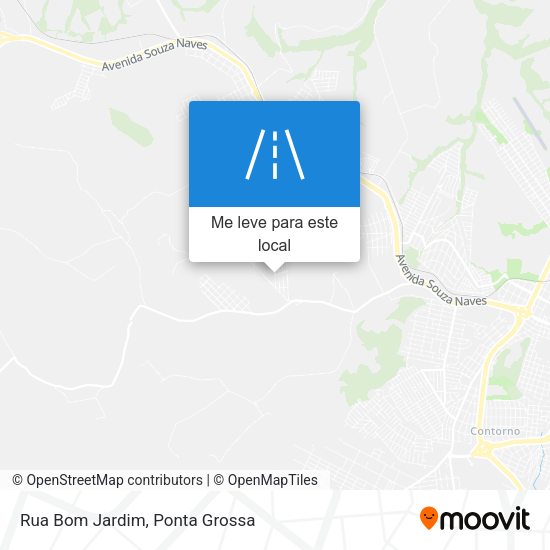 Rua Bom Jardim mapa