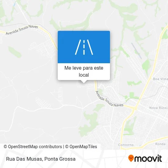 Rua Das Musas mapa