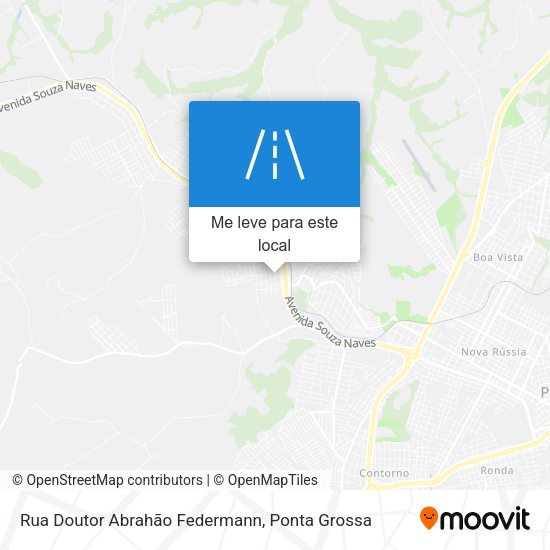 Rua Doutor Abrahão Federmann mapa