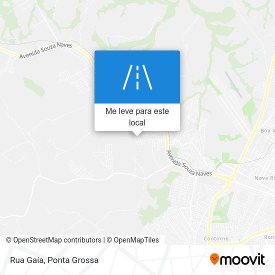 Rua Gaia mapa