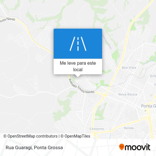 Rua Guaragi mapa