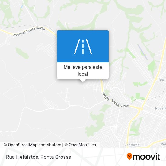 Rua Hefaístos mapa