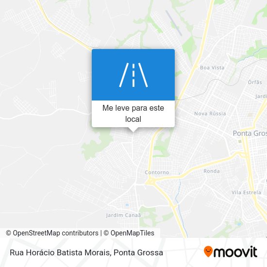 Rua Horácio Batista Morais mapa