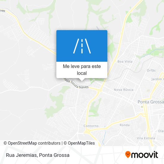 Rua Jeremias mapa