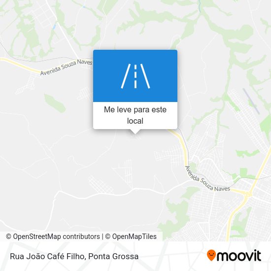 Rua João Café Filho mapa
