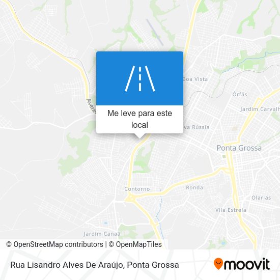 Rua Lisandro Alves De Araújo mapa