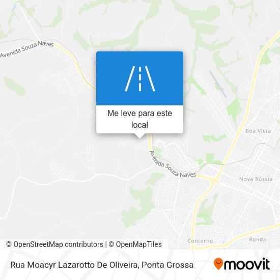 Rua Moacyr Lazarotto De Oliveira mapa