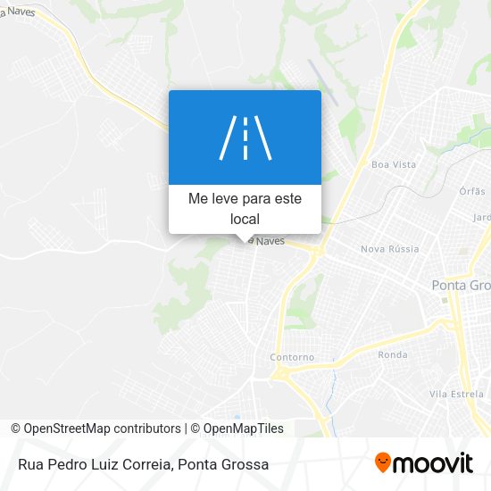 Rua Pedro Luiz Correia mapa