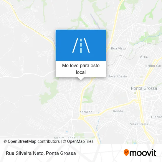 Rua Silveira Neto mapa
