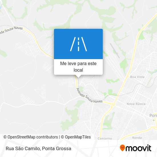 Rua São Camilo mapa